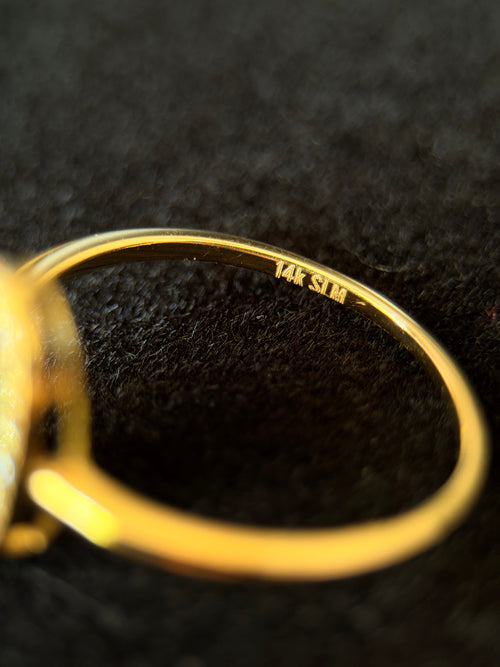 Anillo malaquita