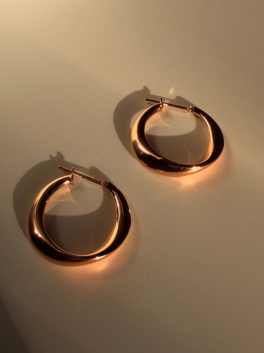 Arracadas oro rosa