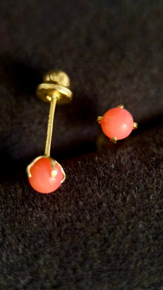Broqueles mini coral