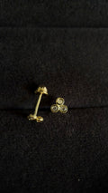 Broqueles trío diamantado