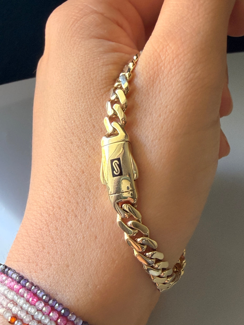 Pulsera Mónaco Chain clásica