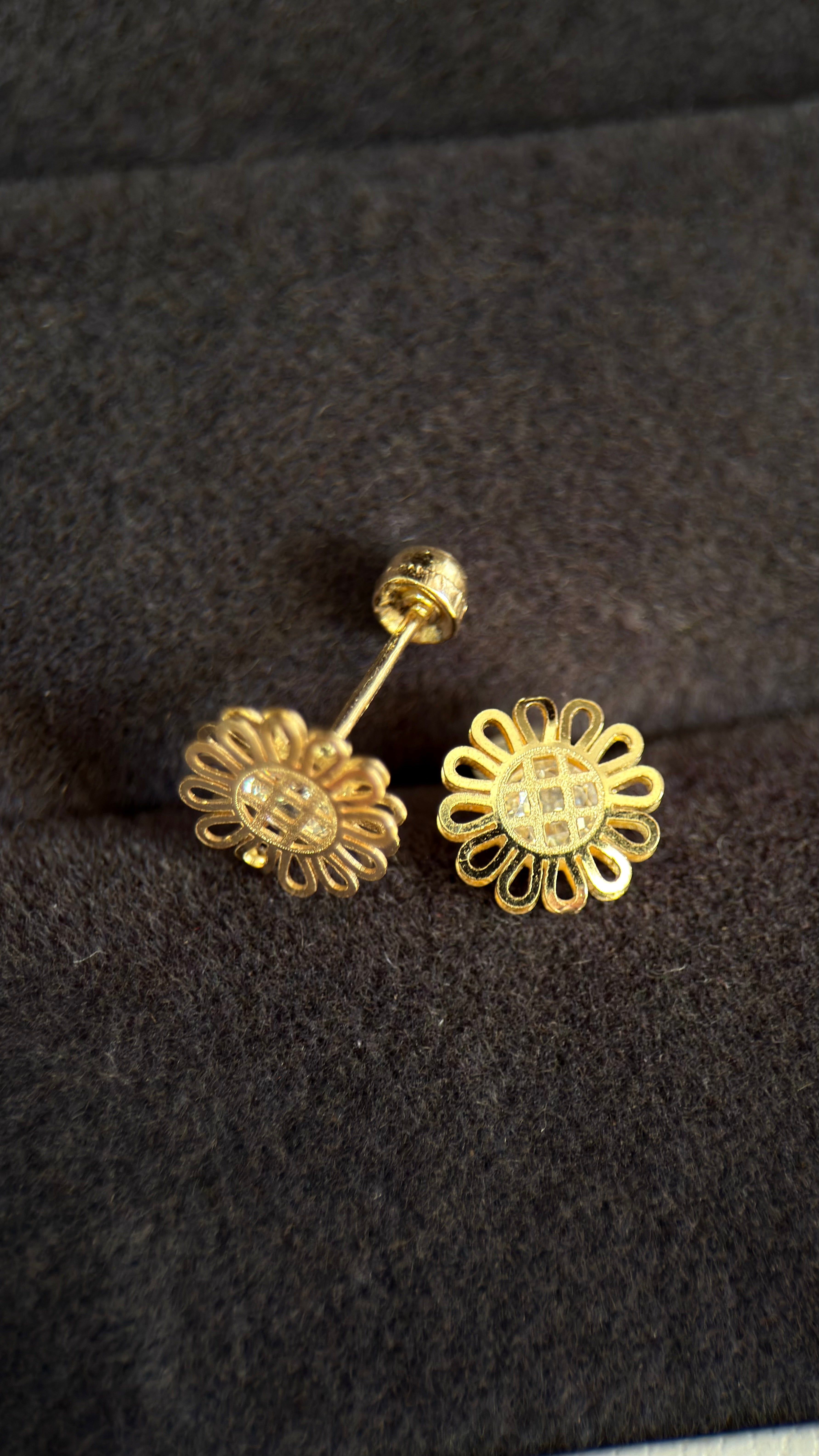 Broqueles girasol