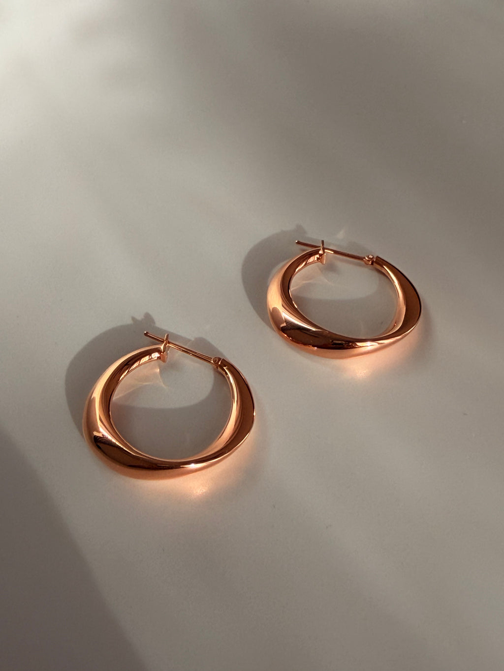 Arracadas oro rosa