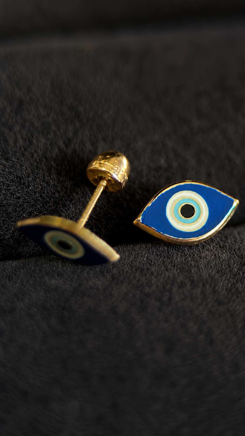 Broqueles ojo turco esmaltado