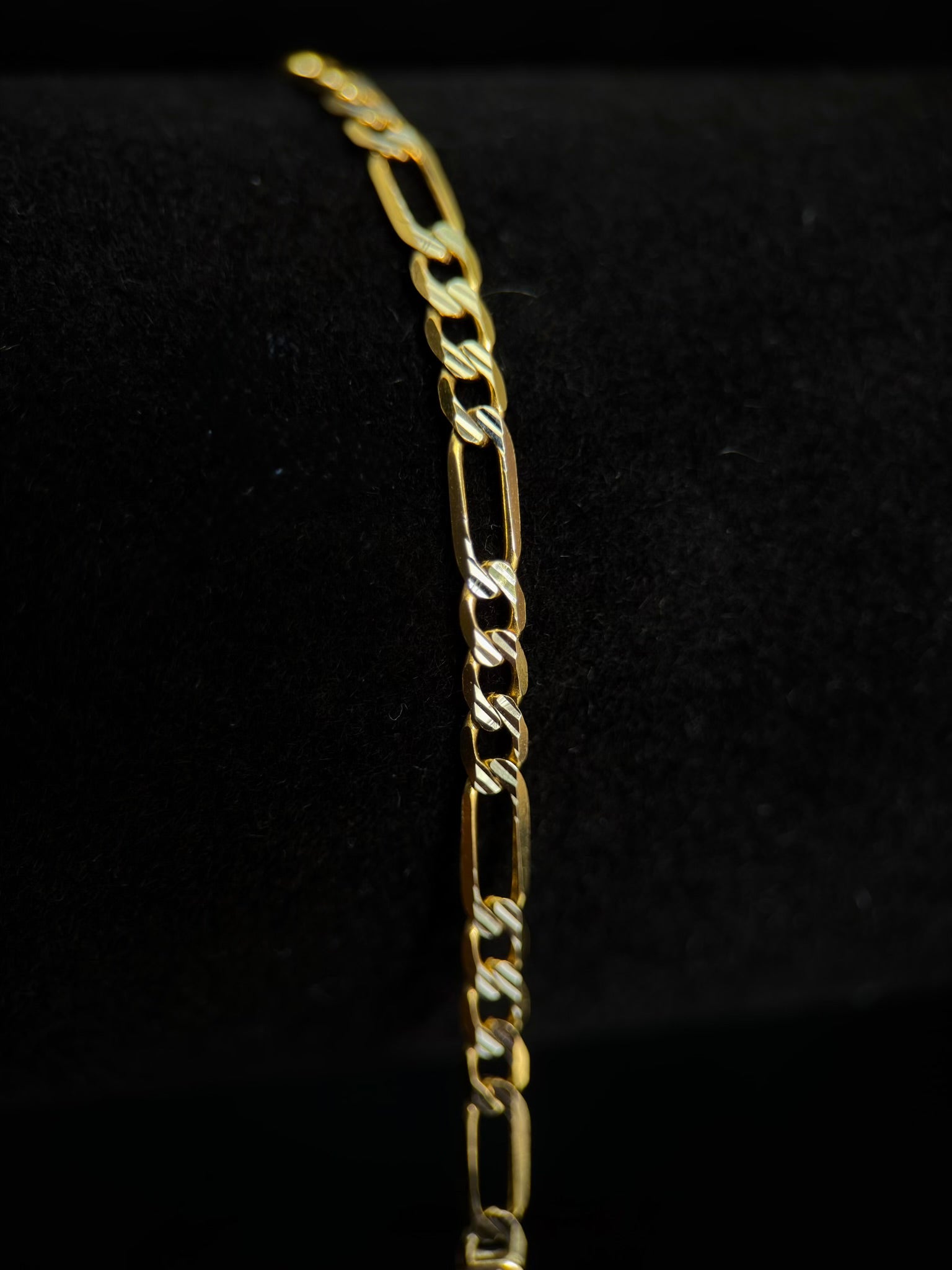 Pulsera fígaro 3 en 1 bicolor